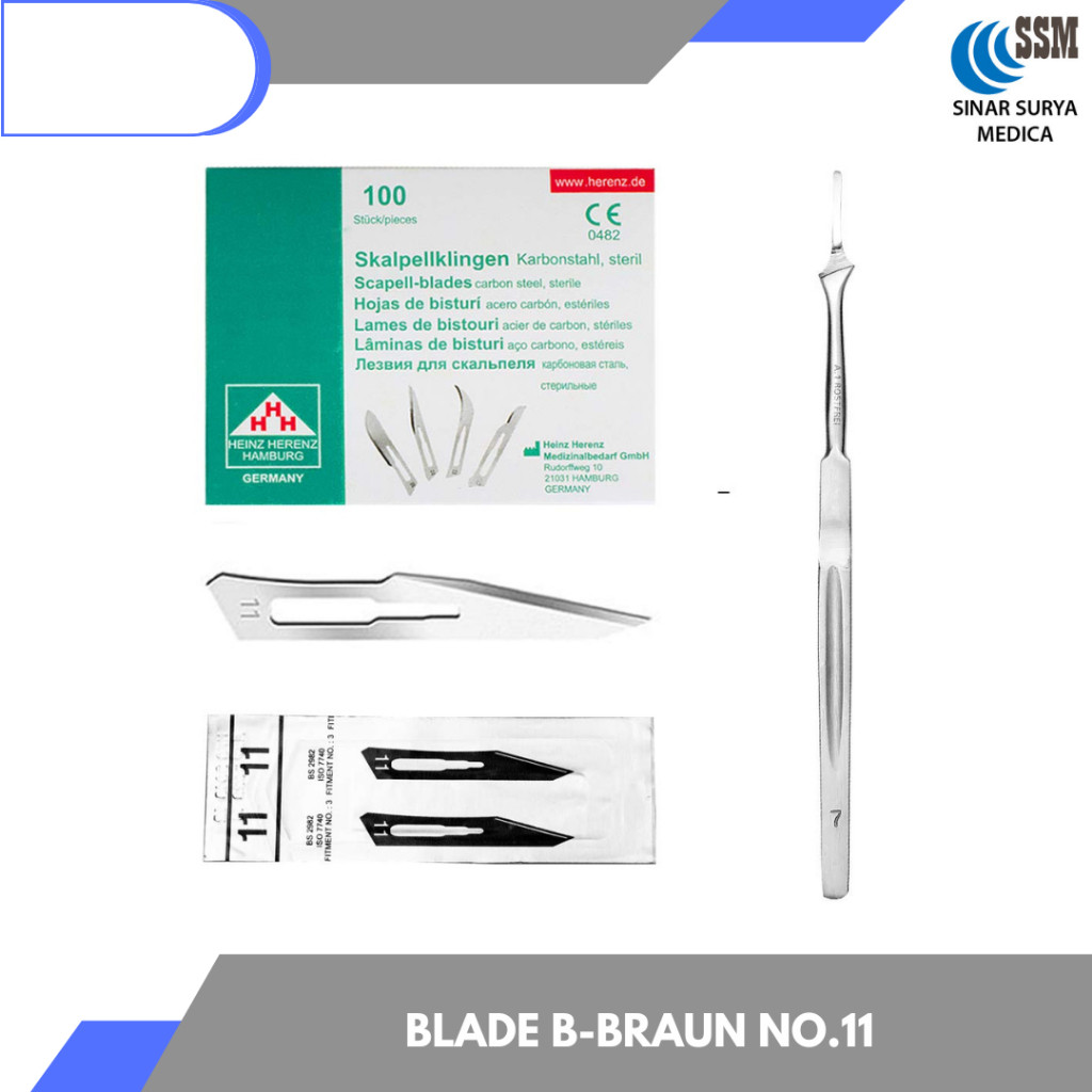 B Braun Aesculap Bisturi No 11 / Pisau Bedah B Braun
