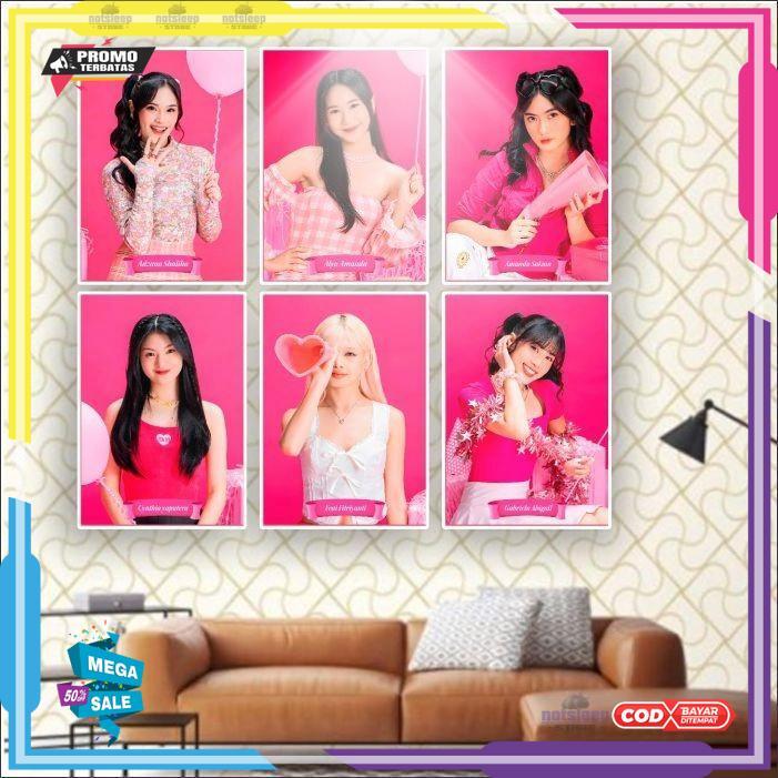 Poster Kayu  20 X 30 cm JKT48 NEW ERA frame kayu mdf  Wall Decoration Termurah Terbaik 2024