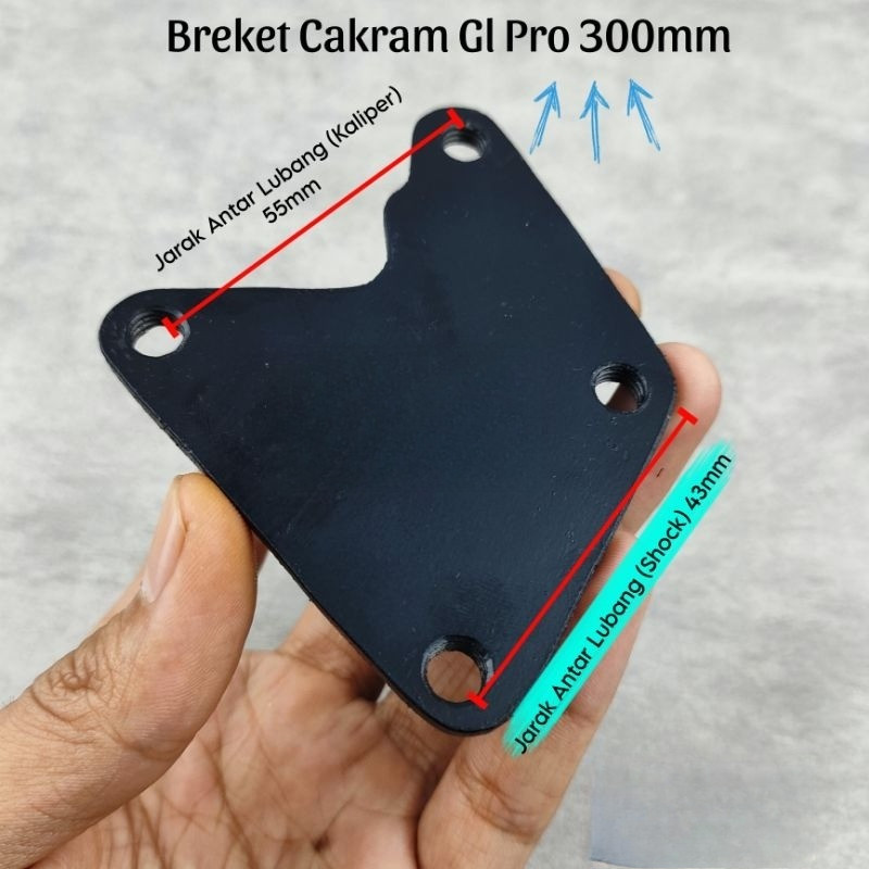 Breket Kaliper GL Pro 300mm Breket Cakram GL 300mm