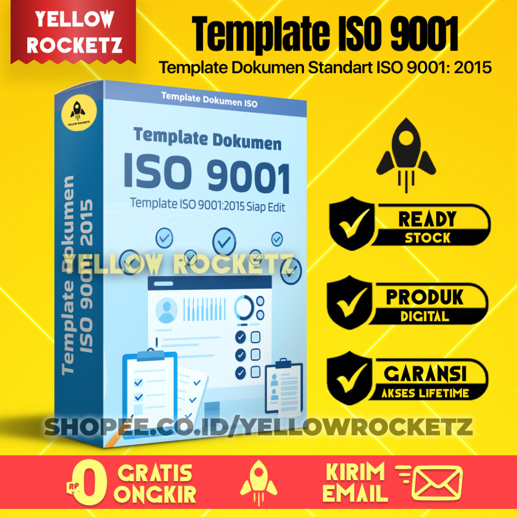 Template ISO 9001 – Solusi Praktis untuk Sistem Manajemen Mutu - Template Dokumen ISO 9001 2015