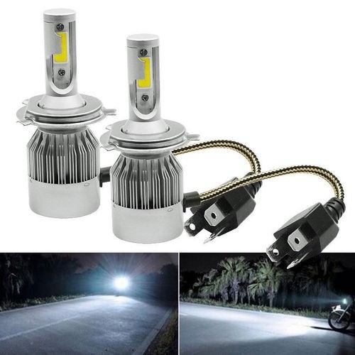 RJ 2PCS LAMPU DEPAN LED BOHLAM LED MOBIL H4 2 PCS Avanza Xenia Innova Agya Ayla Calya Sigra Jazz Bri