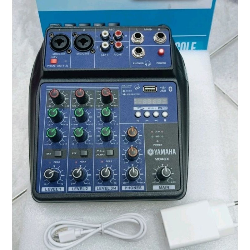 Mixer Audio 4channel Yamaha MG4CX garansi 1 tahun