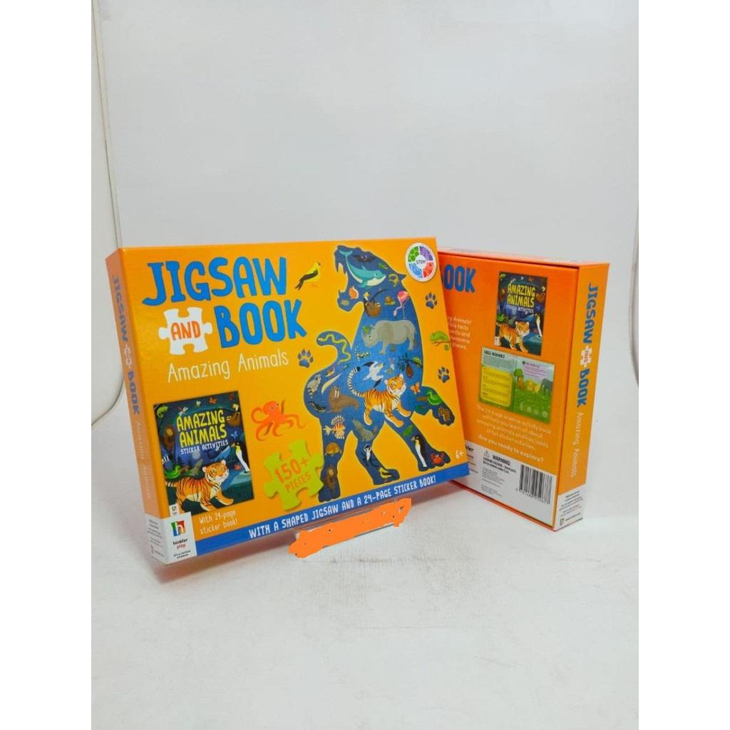 Jigsaw and Book Amazing Animals