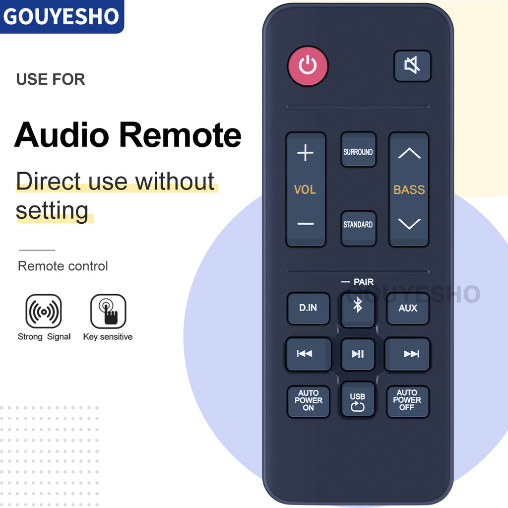 New Remote Control For Samsung HW-T400/ZA T400/ZC AH81-09662A 09661A HW-N300 N300/ZC 2-annel TV Mate