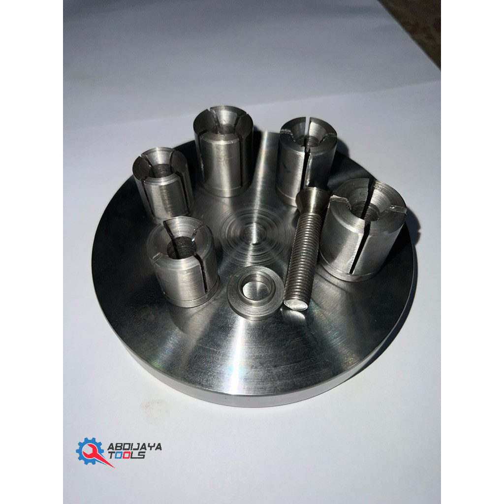 Jig Bubut Pully Motor Matic Presisi | Alat Bantu Mesin Bubut untuk Semua Matic