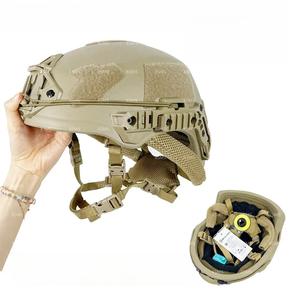 NIJ IIIA 9mm 44 Wendy Tactical Helmets PE Fiber Lightweight Helmets