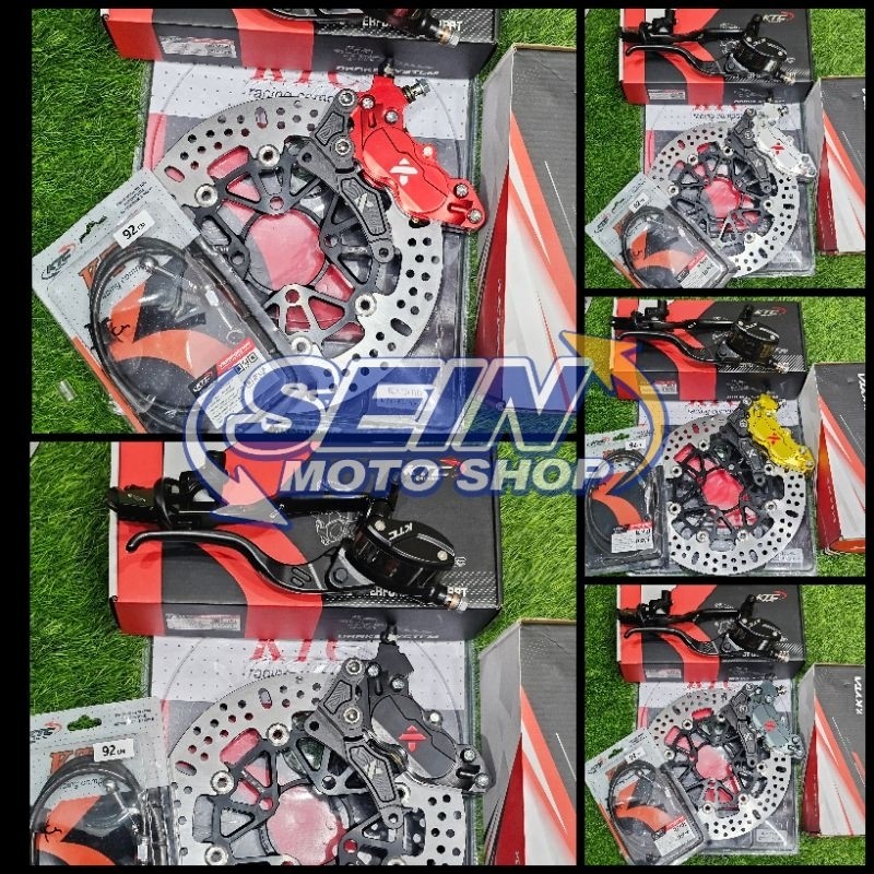 Paket Pengereman Master Rem Ktc Selang Rem Ktc Kaliper 4p Disc 260 Ktc Vario 125 150 All Beat All Sc