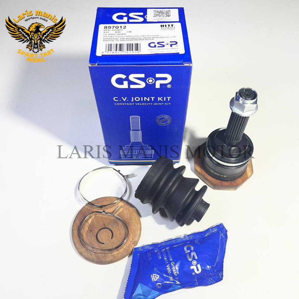 CV Joint Outer Drive Shaft Luar Kanan / Kiri Suzuki Karimun Estilo New GSP 857012
