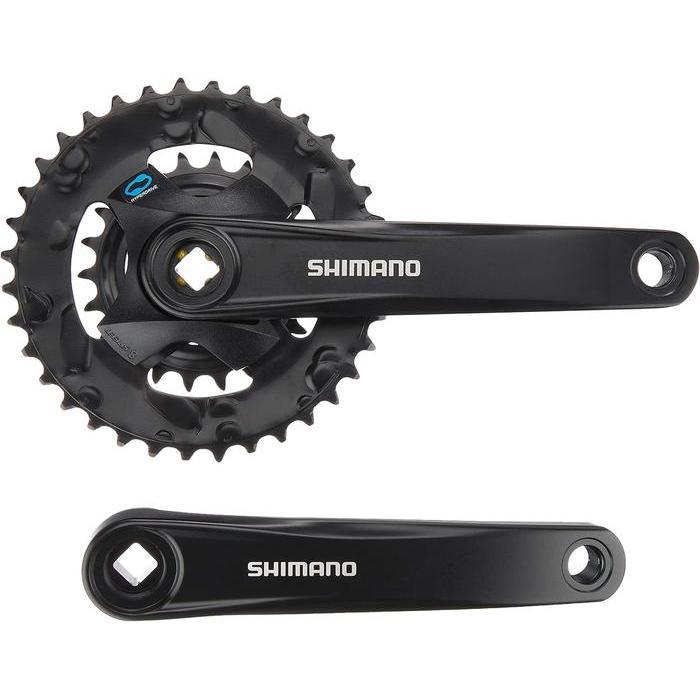 CRANKSET SHIMANO MTB M315 2  36-22T PANJANG 170MM HITAM SEPEDA