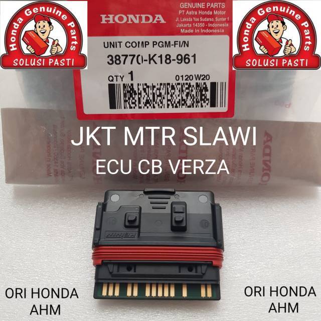 38770 K18 961 Pgm-f1 ecu cb verza 150 led cb verza ori honda ahm