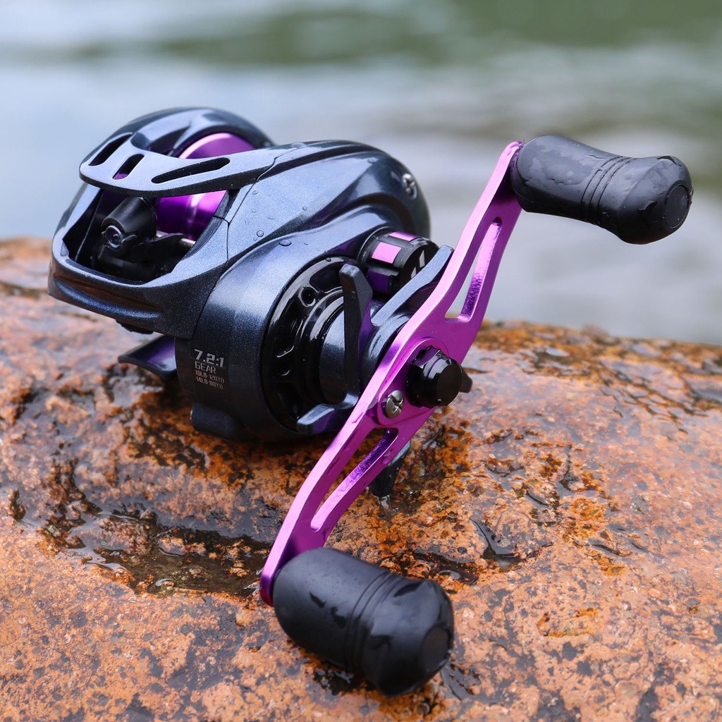 Sougayilang reel pancing casting reel 8+1BB 7.2：1 Rasio kecepatan rotasi reel bc casting reel