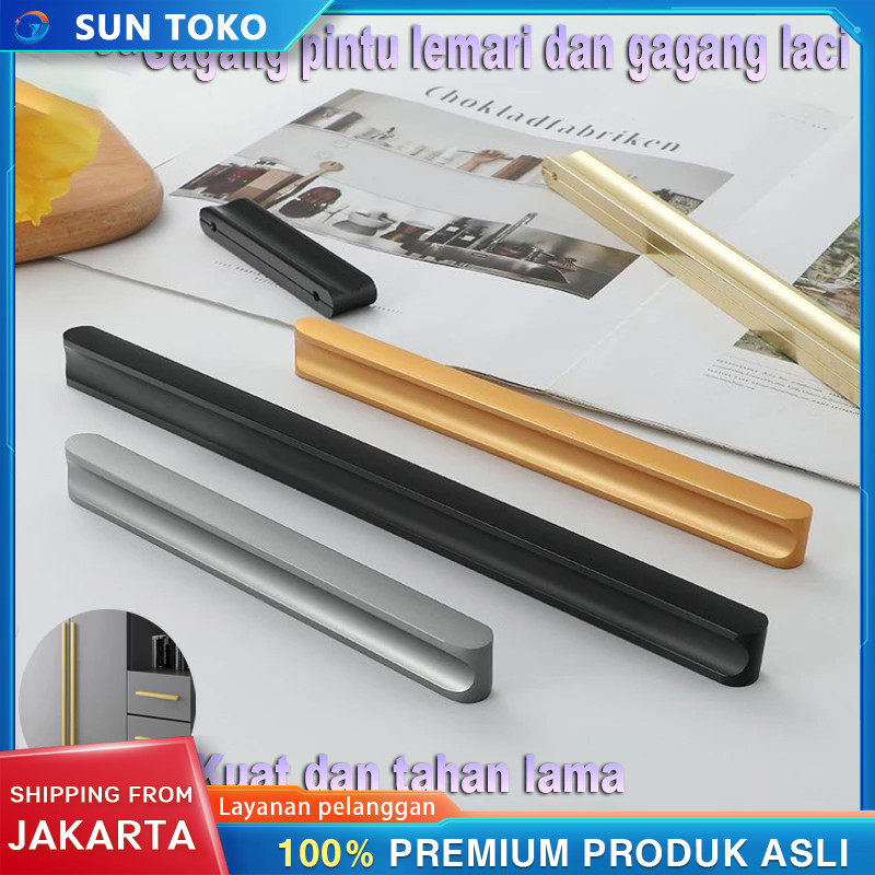 Ready Tarikan Lemari Dapur 60/80/100CM Handle Lemari Minimalis Gagang Pintu Lemari Gagang Lemari Tar