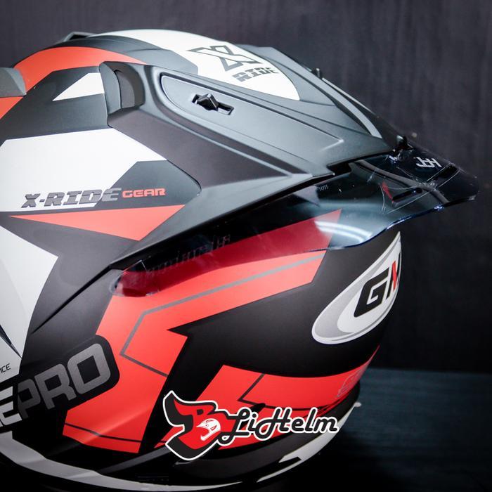 SPOILER RACE PRO | SPOILER HELM GM RACE PRO |HELMET SPOILER - CLEAR