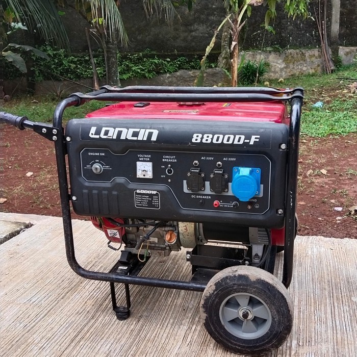 IRH Mesin Genset Generator Penerangan Loncin 8800-f Bantar Gebang Bekasi