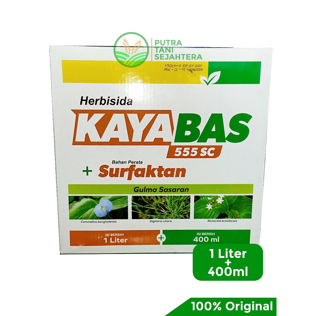 KAYABAS Herbisida Jagung 1 Liter Herbisida sistemik selektif pra tumbuh dan purna tumbuh