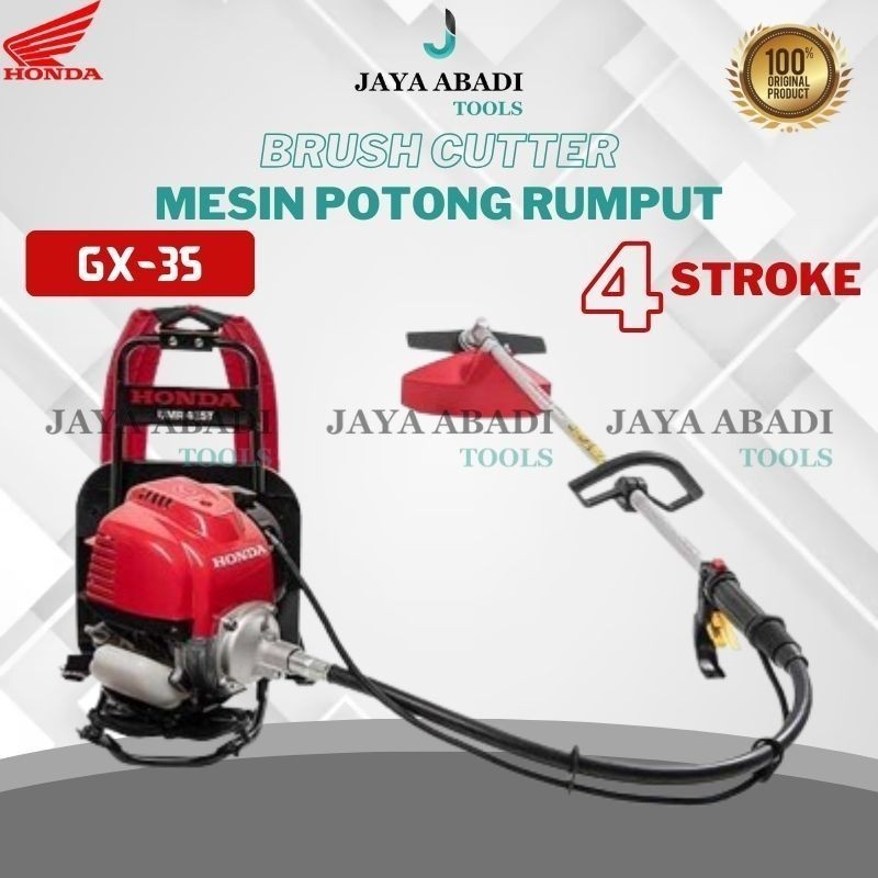 READY STOCK  BISA COD  Mesin Potong Rumput Bensin 4 Stroke 4Tak GX35 ORIGINAL Mesin Pemotong Rumput 