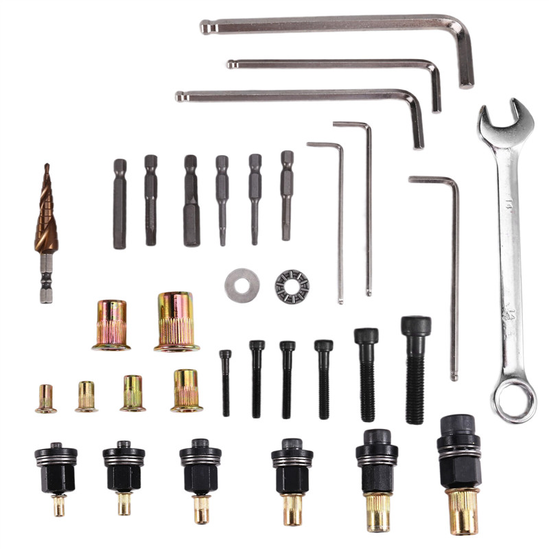 Manual Rivet Nut Tool Rivet Nut  Drill Adapter Tool Rivet Nut Tightening And Fixing M3 M4 M5 M6 M8 M