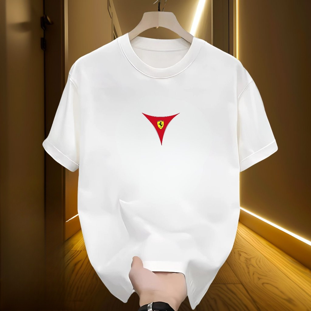 Baju  Motif Ferrari Kaos Pria import keren