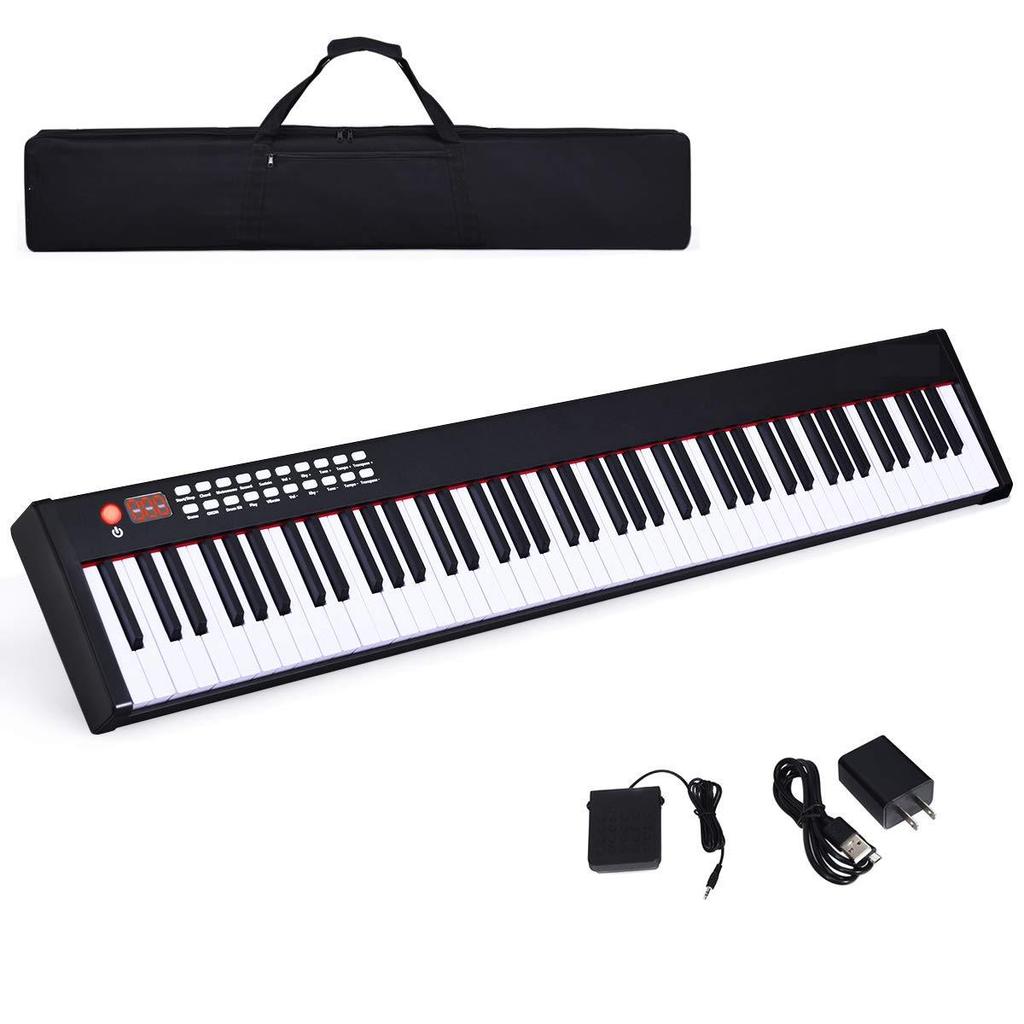 WERSI portable electronic piano 88key beginner handrolled piano portable intelligent piano BXII
