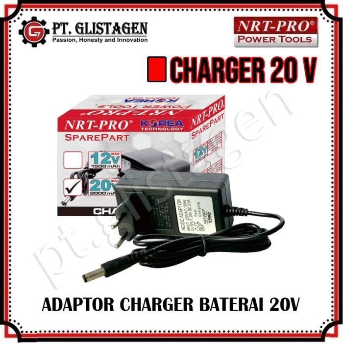 NRT-PRO Adaptor Charger Cas 20V 12V untuk Mesin Bor Cordless DC 340 DC 343 DC 330 Tipe Fast Charging