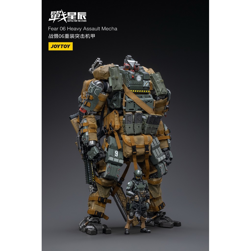 in Stock JOYTOY 1/18 Fear 06 Heavy Assault Mecha Action Figures Anime Game Model Gift Collection