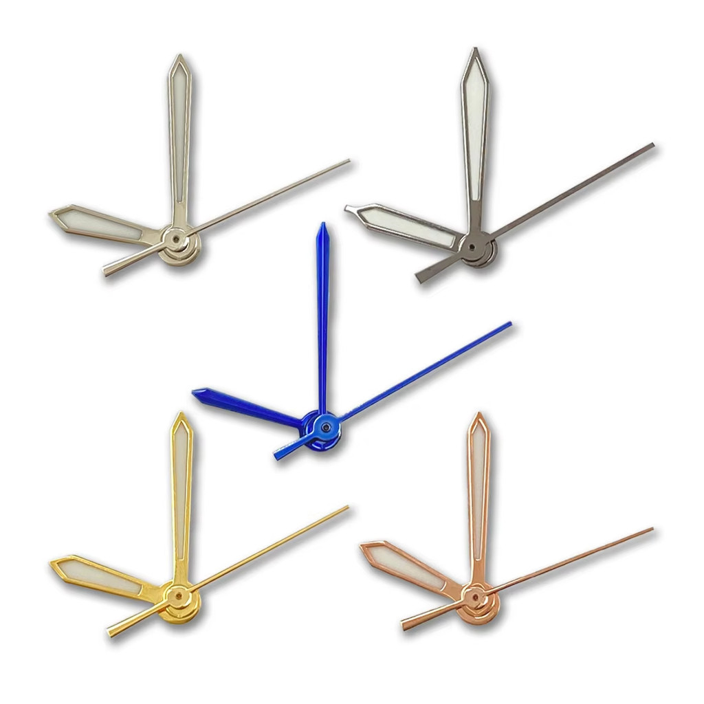 7*10*10mm Green Lume Sword Shape Wat Hands Suitable for Seiko Santos Cartier NH35/36/38/4R Automatic