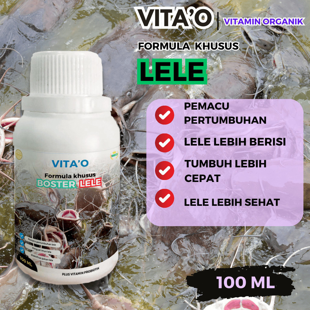 Obat Ikan By Germo Lele 100 ml booster lele  pemacu tumbuh lebih cepat, sehat  dan hasil panen lele 