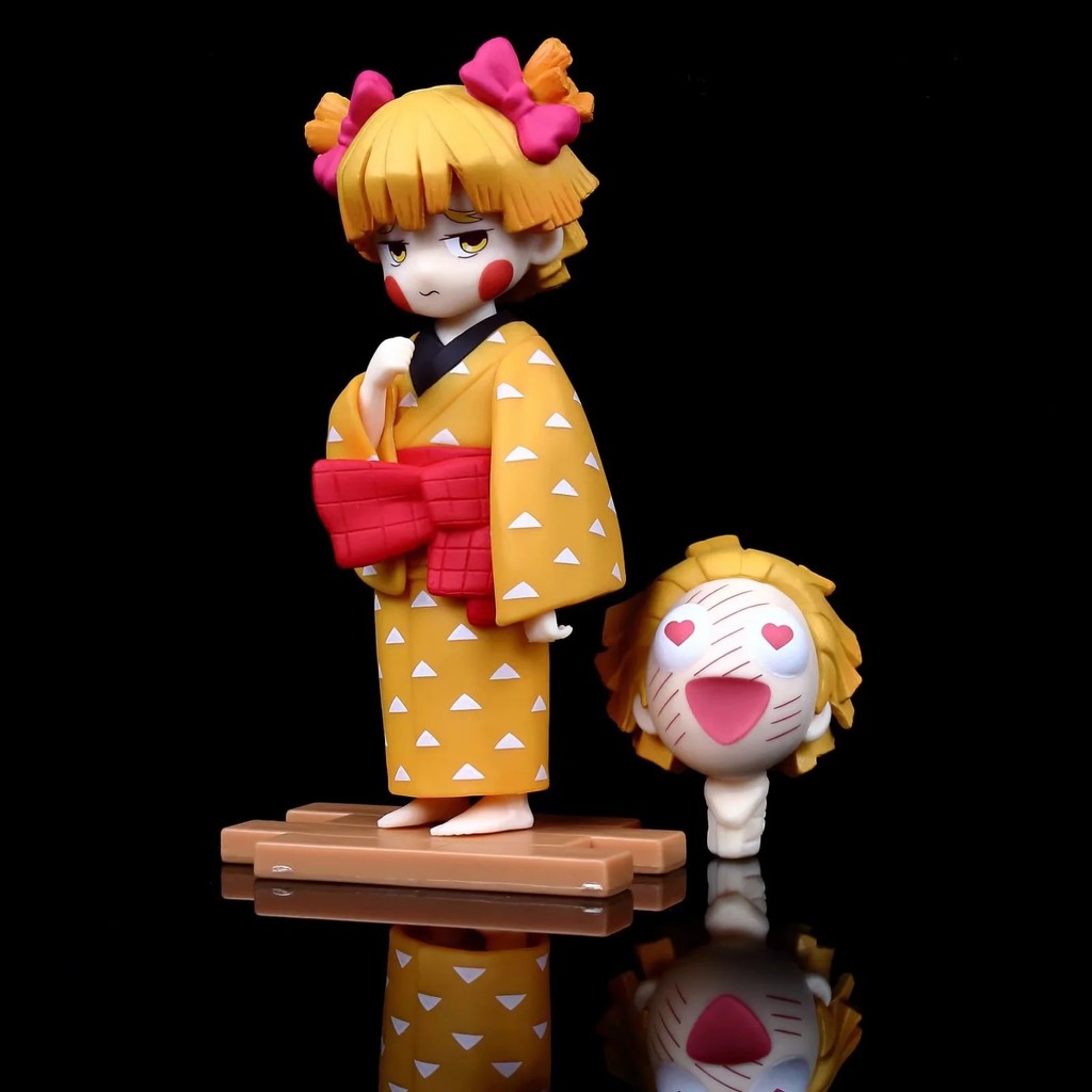 Demon Slayer: The Hinokoji Arc - Tanjiro, Inosuke, and Zenitsu Twin Head Statue Display Box Figures