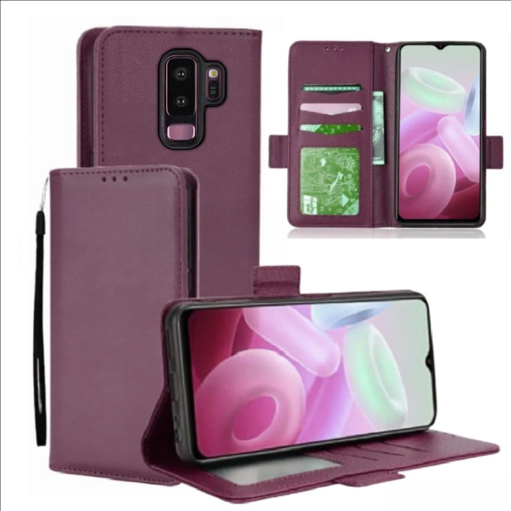 Case Dompet Hp Samsung J8 - A6 Plus Case Dompet Casing Hp Flip Kulit Case Wallet Leather Cover