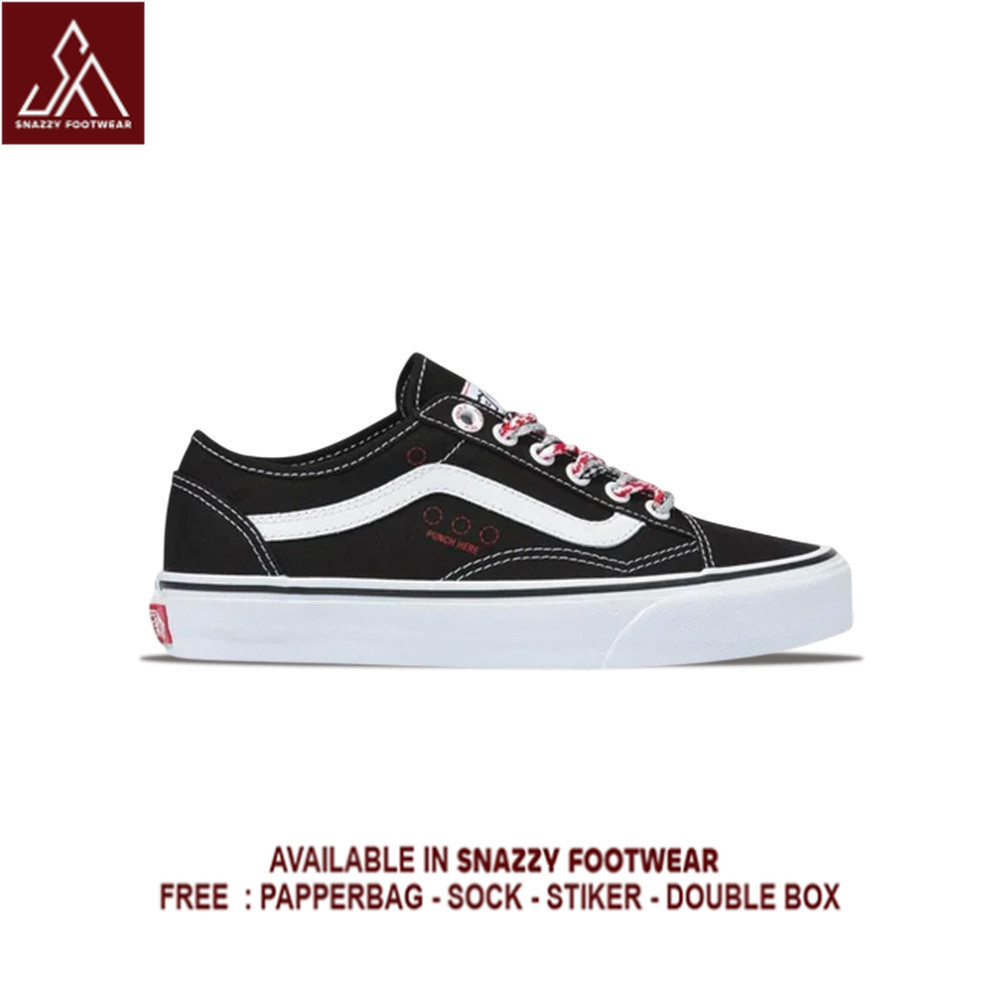 Sepatu Sneakers Vans Old Skool Tapered Diy Triple Lace 100% Original Unisex