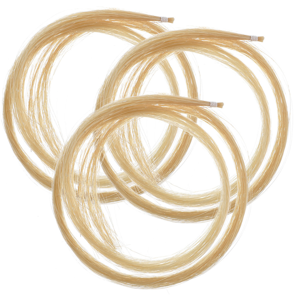 2pcs Violin Bow Replacement % Mongolian Horse Hair For Violin Viola Cello Erhu String trument Access