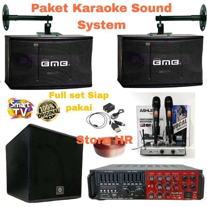 Paket komplit BMB karaoke sound System original