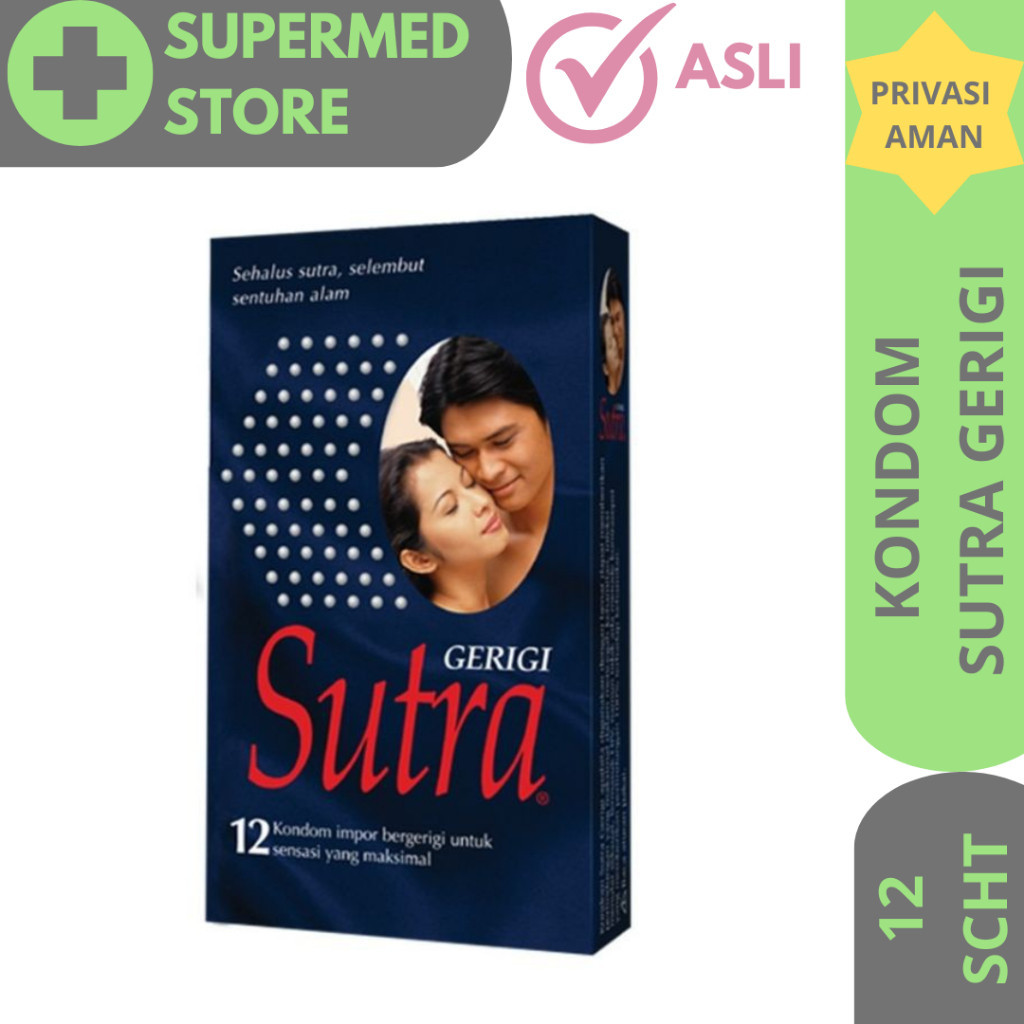 ( COD ) TERMURAH Kondom Sutra Gerigi (Biru) Isi 12 Pcs / Kondom Dengan Bintil Halus TERBARU