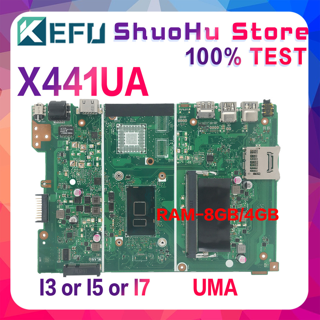 KEFU Notebook X441UA Mainboard For ASUS X441UV X441U F441U A441U X441UVK X441UAK Laptop Motherboard 