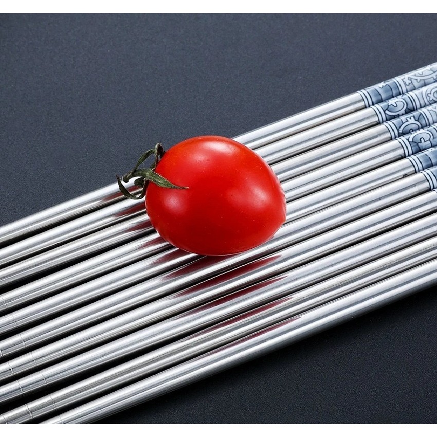 Sumpit Stainless Steel Sus 304 Satu Pasang Polos — 7