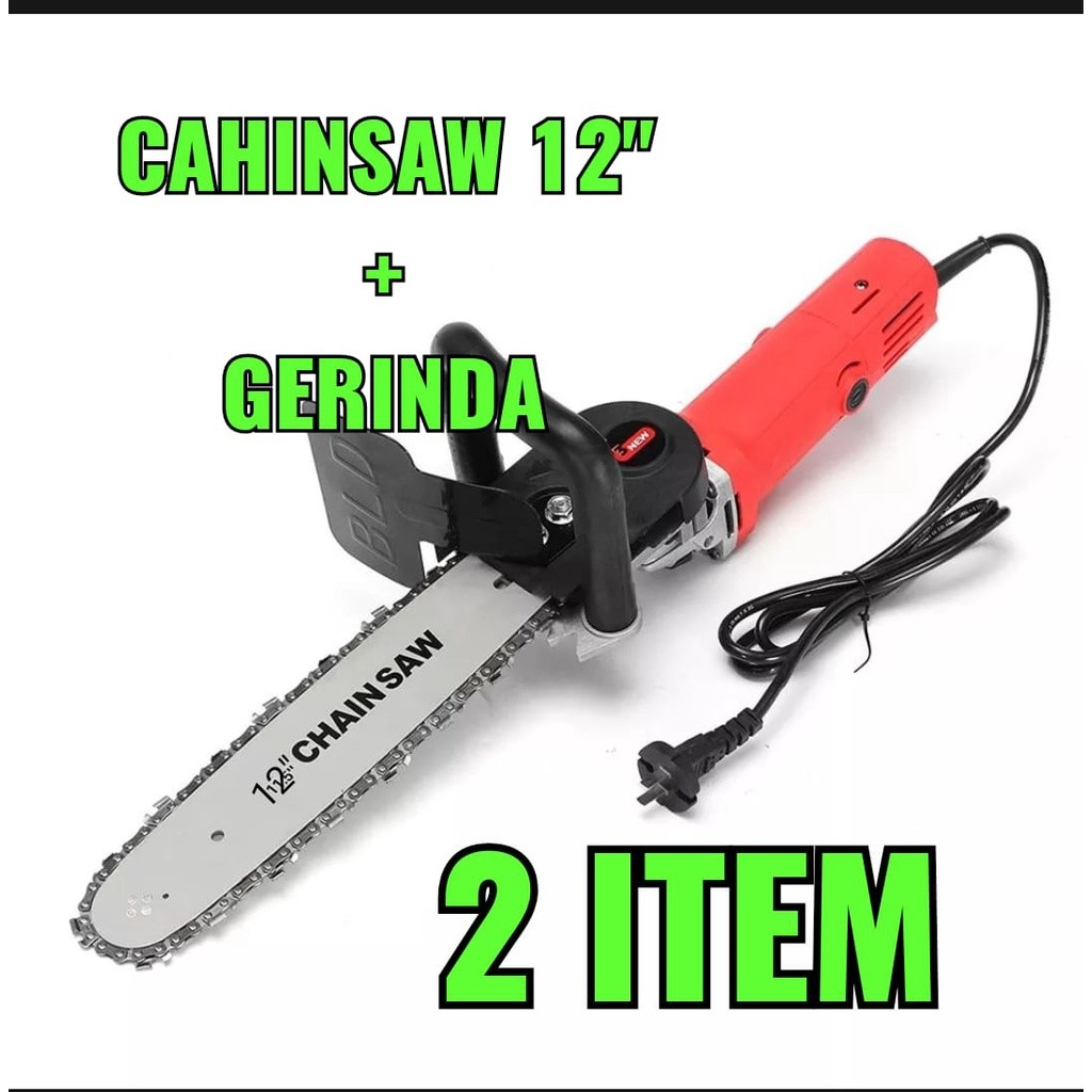 BA - Termurah dan Bisa COD Gerinda Chainsaw mini gurinda gergaji potong belah Chain Saw mini MAILTAN