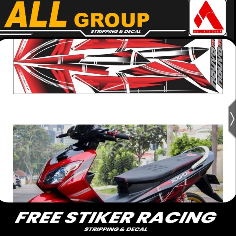 striping stiker nouvo z nouvo mx rpm
