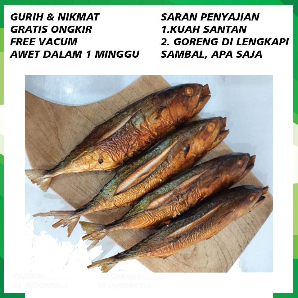 IKAN KEMBUNG BANJAR ASAP PREMIUM BERKUALITAS GURIH VACUM