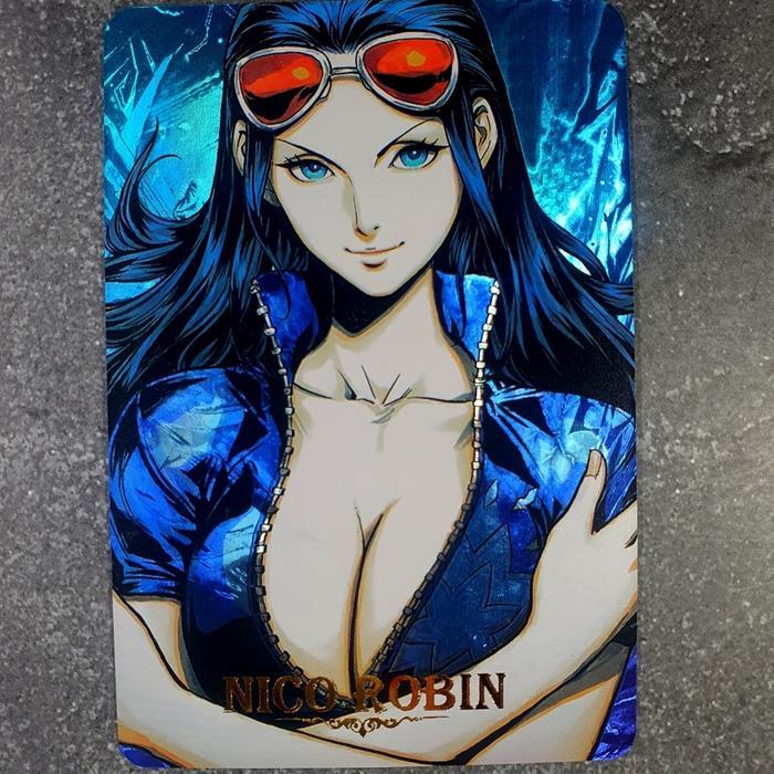 Kartu Anime Nico Robin One Piece 3D Aura Hologram TaO 