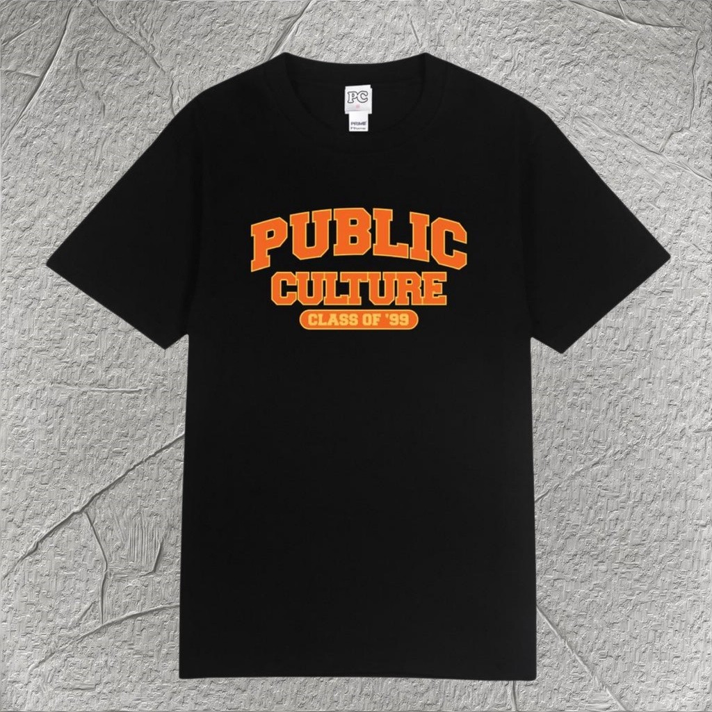 COD  Public Culture - College Tee - Black Fashion T-Shirt