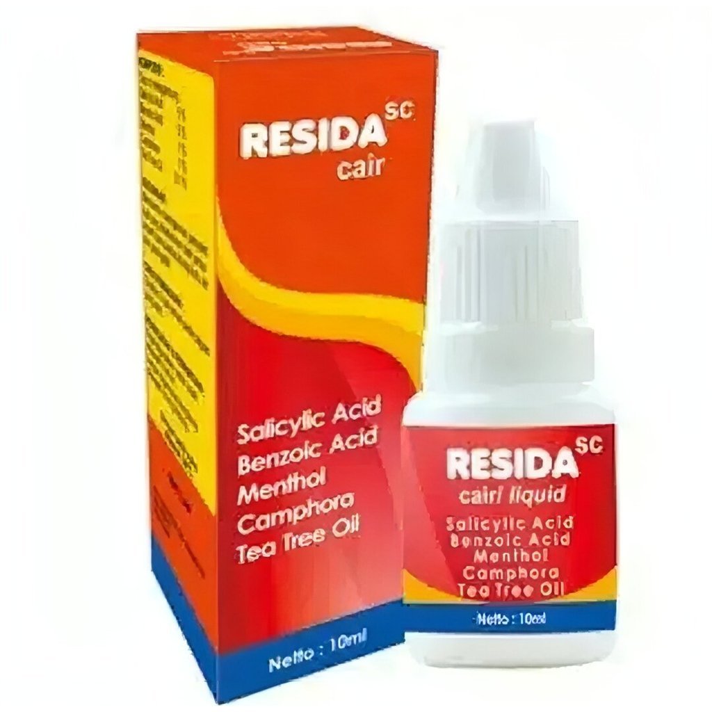RESIDA CAIR 10ml PENGGANTI KALPANAK /kalpanax CAIR ORIGINAL OBAT KULIT PANU KADAS KURAP KUDIS DAN PA
