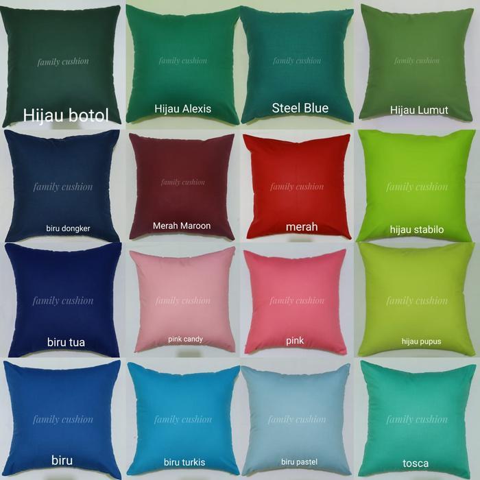 sarung bantal sofa / kursi ukuran 60x60