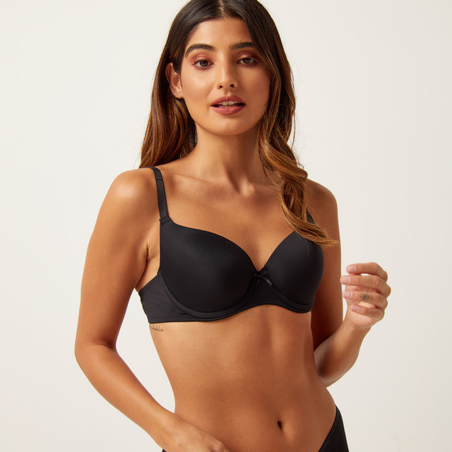 Max Fashions Dalaman Wanita Dewasa Padded Wired Demi Bra