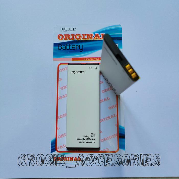 aurora bag shop Baterai Batre Axioo Axio M5S / Axioo AX4 Original Battery Hp