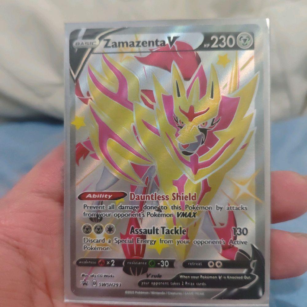 Zamazenta V Promo SWSH293 Kartu Pokemon TCG Original Inggris