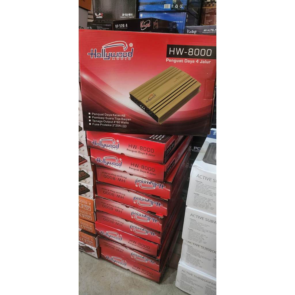 Power 4ch Hollywood Hw8000