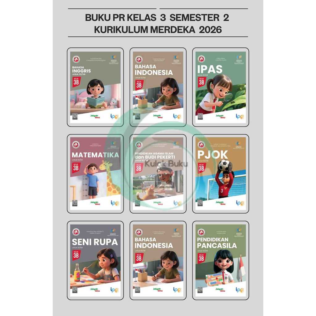 BUKU PR/LKS SD KELAS 3/III SEMESTER 2 INTAN PARIWARA TAHUN 2026
