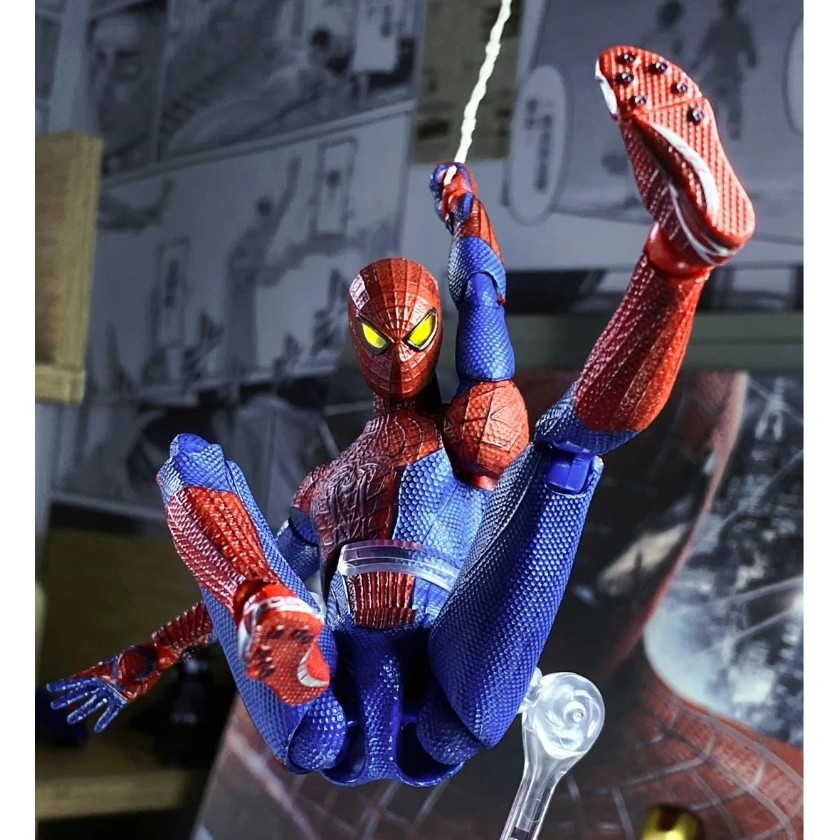 Ct Toys Mafex 001 Spiderman Action Figure Peter Parker The Amazing Spider-Man Shf Anime Figurine Cus
