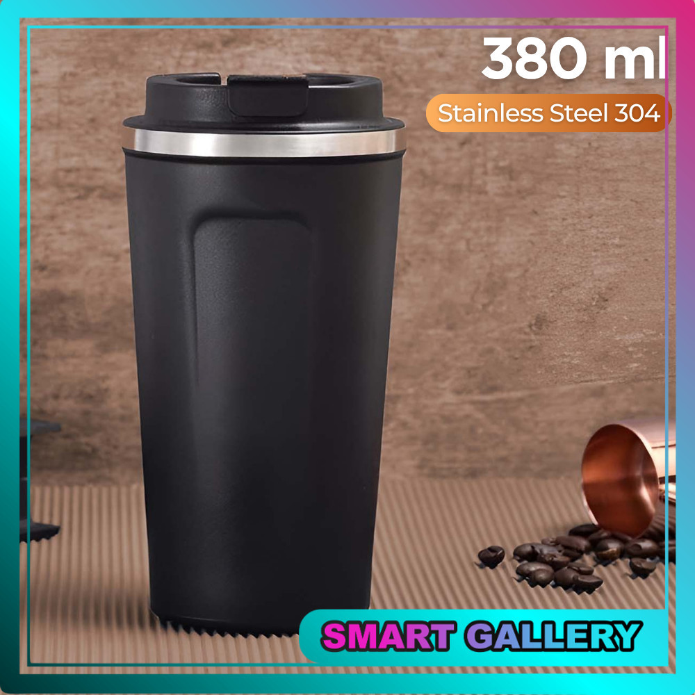 Tumbler Botol Air Minum Portable Air Panas Dingin Stainless Steel 380ml