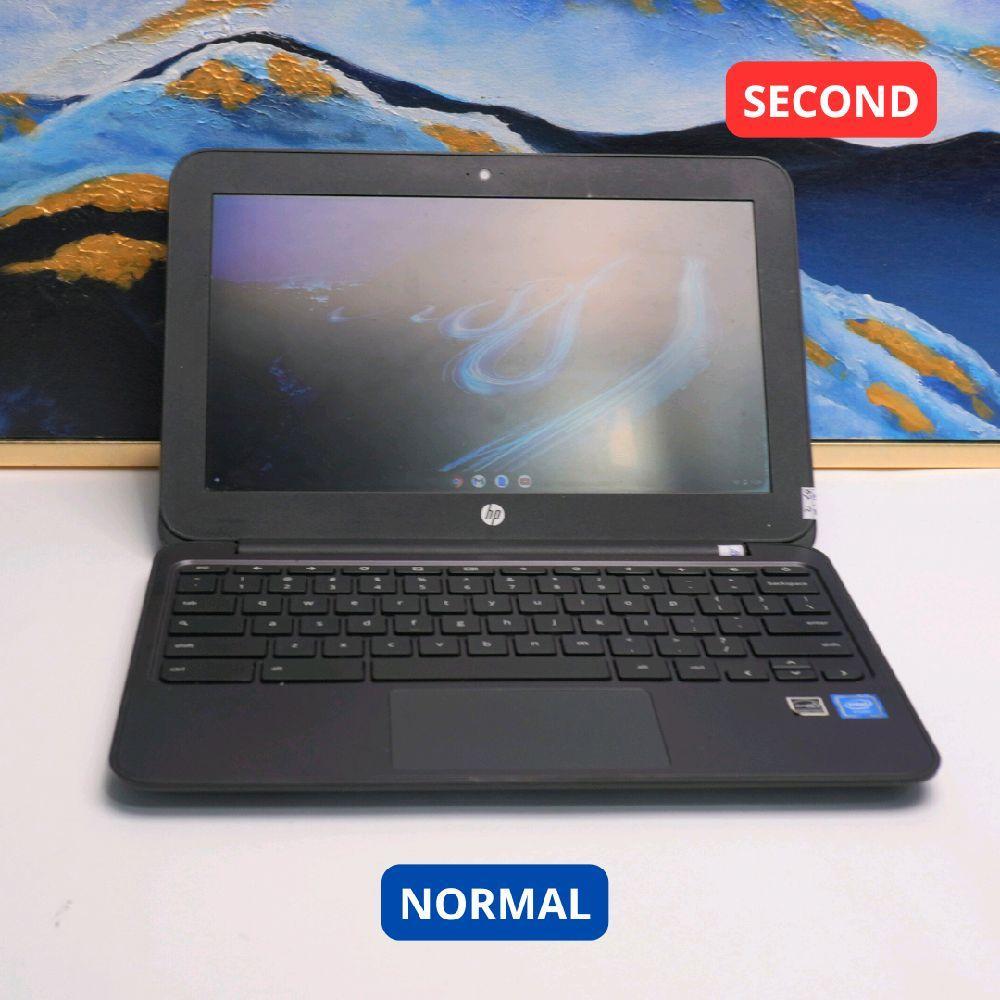 HP CHROMEBOOK CELERON N4020 4 GB (12") LAPTOP SECOND ORIGINAL SINAR MUTIARA CELL